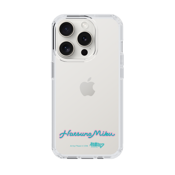 Slim Protection Case［ HATSUNE MIKU - Logo - Blue Green ］