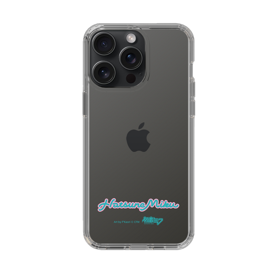 Slim Protection Case［ HATSUNE MIKU - Logo - Blue Green ］