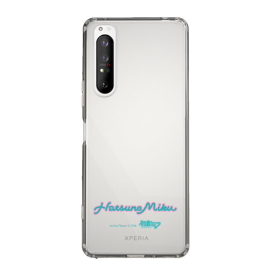 Slim Protection Case［ HATSUNE MIKU - Logo - Blue Green ］