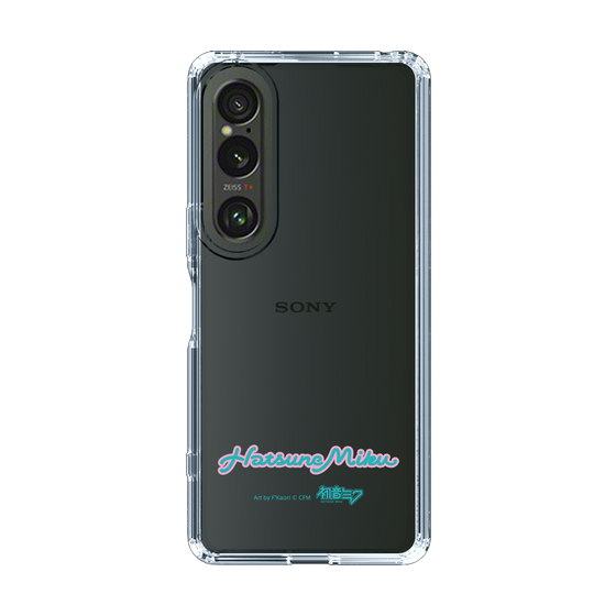 Slim Protection Case［ HATSUNE MIKU - Logo - Blue Green ］