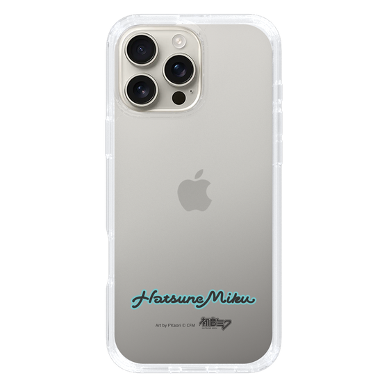 Slim Protection Case［ HATSUNE MIKU - Logo - Black ］