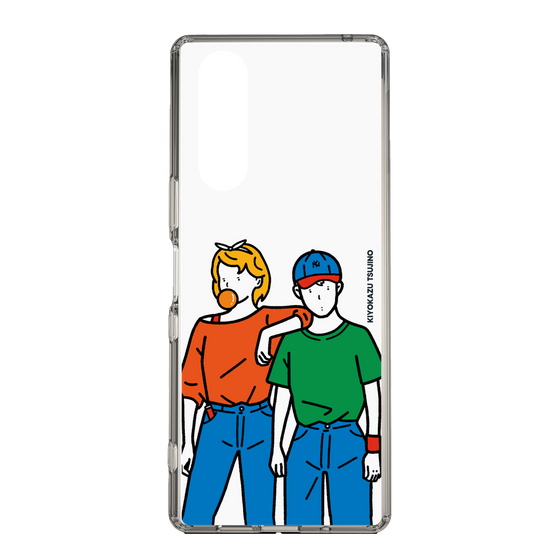 Slim Protection Case［ Kiyokazu Tsujino - Girl and Boy ］