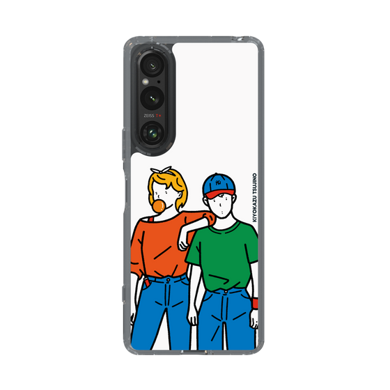 Slim Protection Case［ Kiyokazu Tsujino - Girl and Boy ］