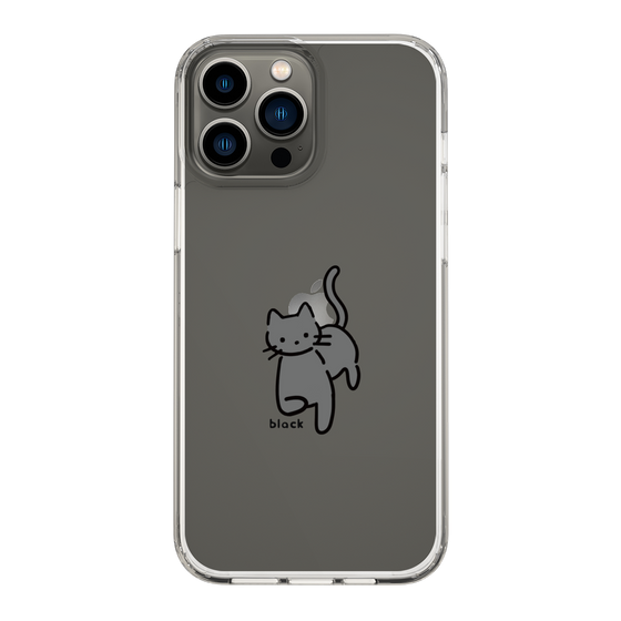 Slim Protection Case［ Original - CASEPLAY Cat - black ］