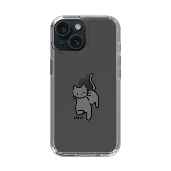Slim Protection Case［ Original - CASEPLAY Cat - black ］