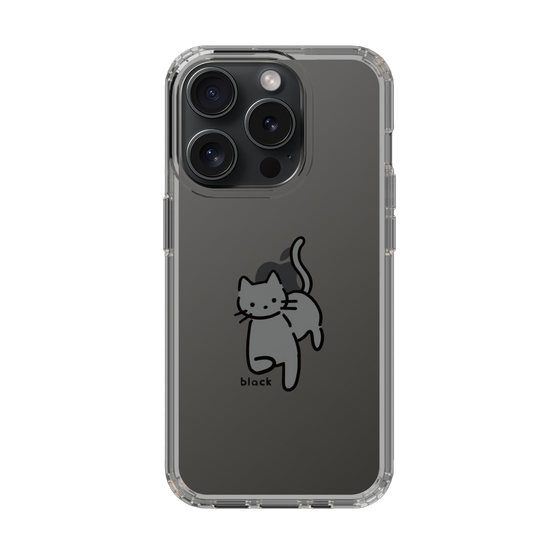 Slim Protection Case［ Original - CASEPLAY Cat - black ］