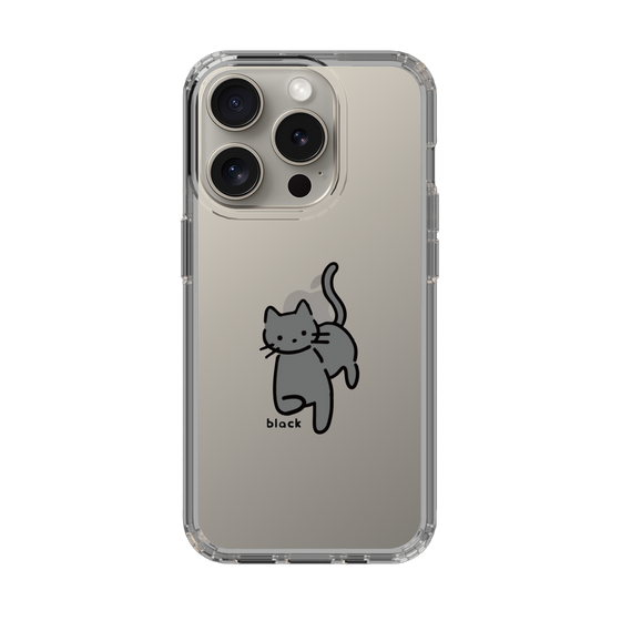 Slim Protection Case［ Original - CASEPLAY Cat - black ］