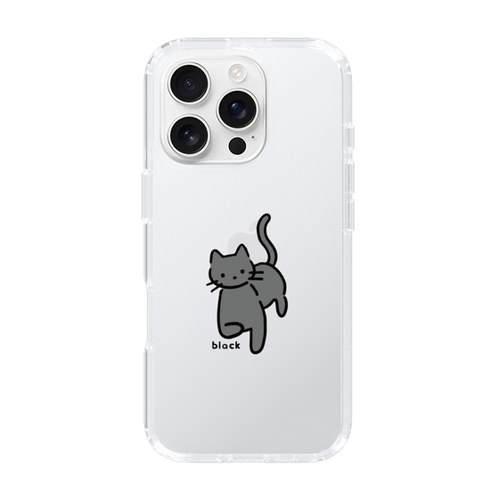Slim Protection Case［ Original - CASEPLAY Cat - black ］