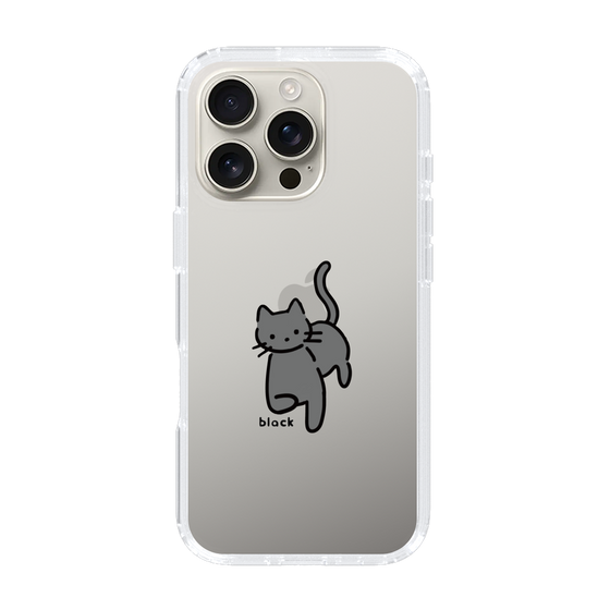 Slim Protection Case［ Original - CASEPLAY Cat - black ］