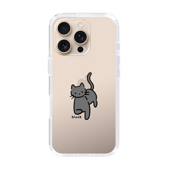 Slim Protection Case［ Original - CASEPLAY Cat - black ］