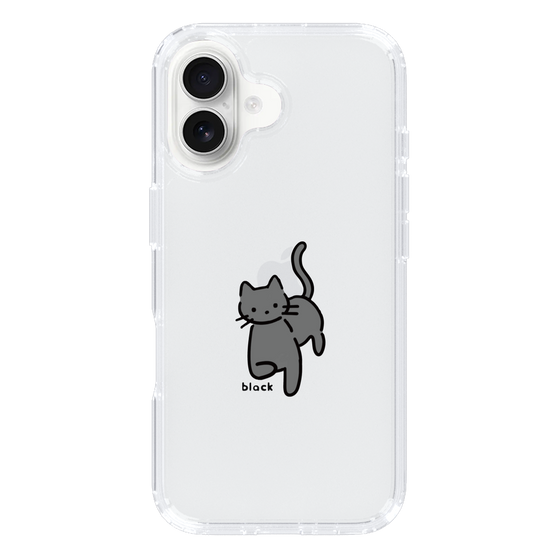 Slim Protection Case［ Original - CASEPLAY Cat - black ］
