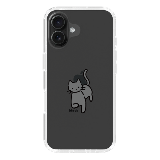 Slim Protection Case［ Original - CASEPLAY Cat - black ］