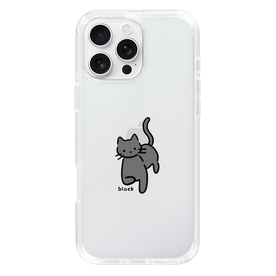 Slim Protection Case［ Original - CASEPLAY Cat - black ］