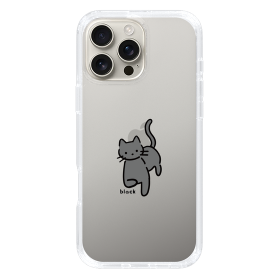 Slim Protection Case［ Original - CASEPLAY Cat - black ］