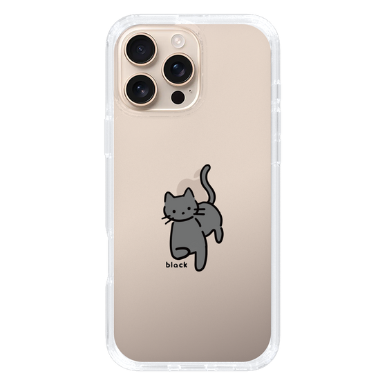 Slim Protection Case［ Original - CASEPLAY Cat - black ］