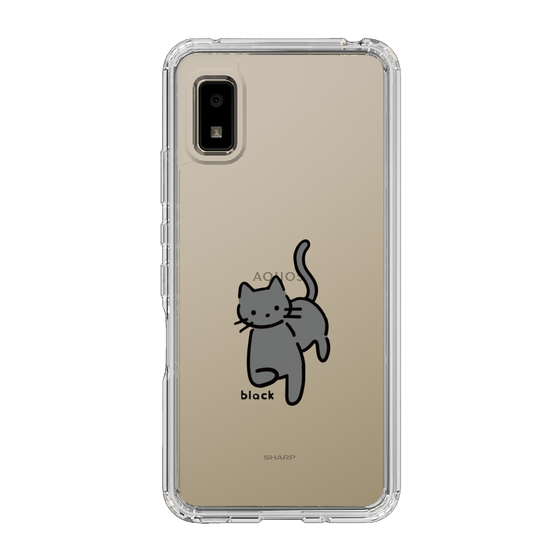 Slim Protection Case［ Original - CASEPLAY Cat - black ］