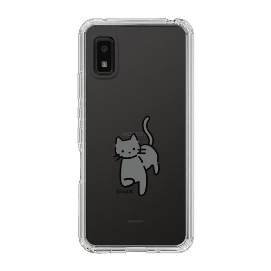 Slim Protection Case［ Original - CASEPLAY Cat - black ］