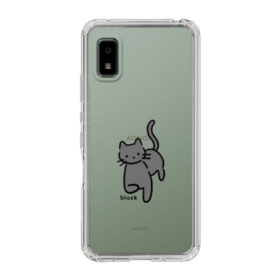 Slim Protection Case［ Original - CASEPLAY Cat - black ］