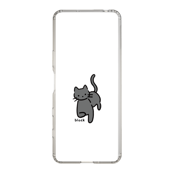 Slim Protection Case［ Original - CASEPLAY Cat - black ］