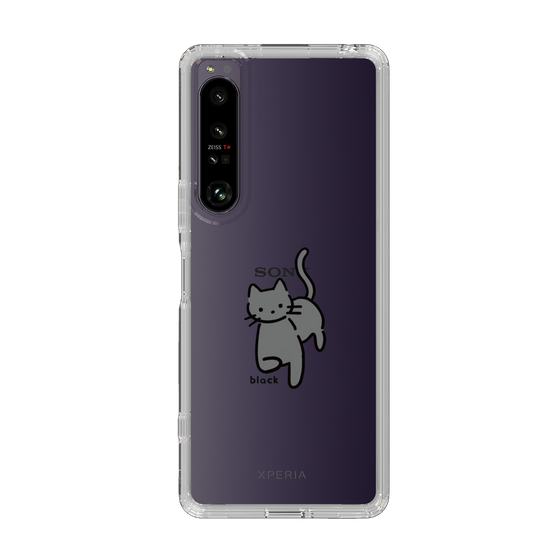 Slim Protection Case［ Original - CASEPLAY Cat - black ］