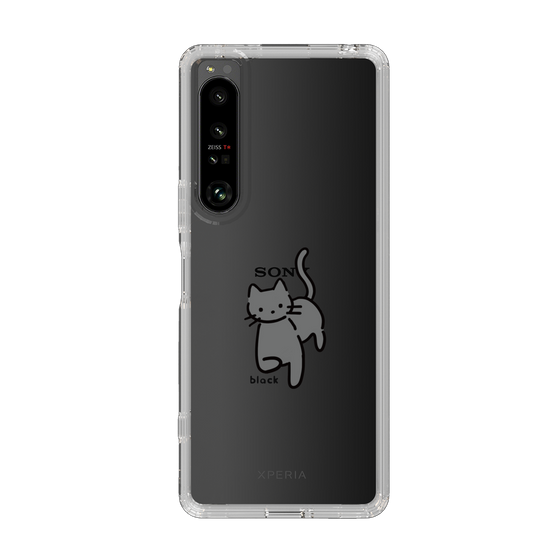 Slim Protection Case［ Original - CASEPLAY Cat - black ］