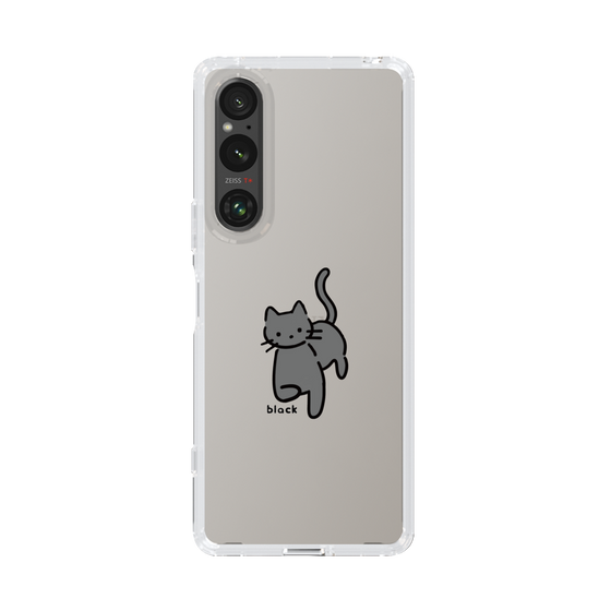 Slim Protection Case［ Original - CASEPLAY Cat - black ］