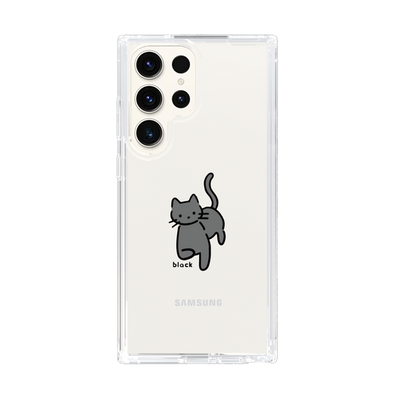 Slim Protection Case［ Original - CASEPLAY Cat - black ］