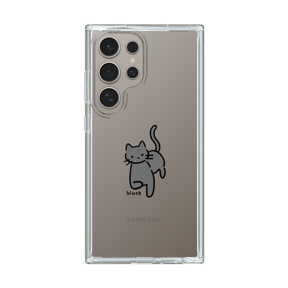 Slim Protection Case［ Original - CASEPLAY Cat - black ］
