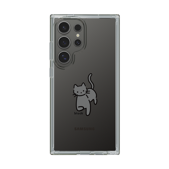 Slim Protection Case［ Original - CASEPLAY Cat - black ］