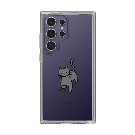 Slim Protection Case［ Original - CASEPLAY Cat - black ］