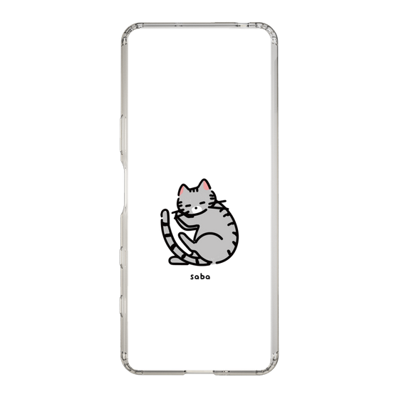 Slim Protection Case［ Original - CASEPLAY Cat - Saba ］