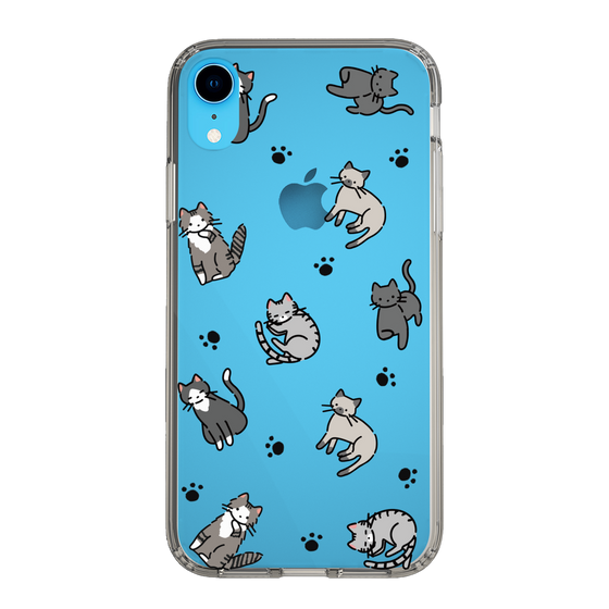 Slim Protection Case［ Original - CASEPLAY Cat All-over Pattern - color ］