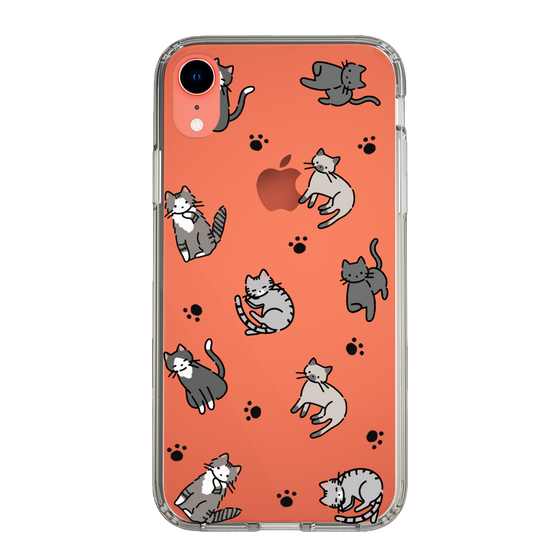 Slim Protection Case［ Original - CASEPLAY Cat All-over Pattern - color ］