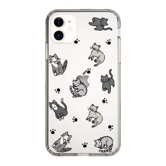 Slim Protection Case［ Original - CASEPLAY Cat All-over Pattern - color ］