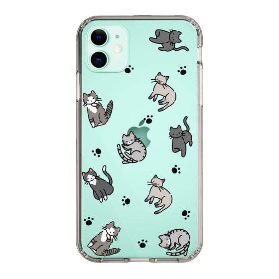 Slim Protection Case［ Original - CASEPLAY Cat All-over Pattern - color ］
