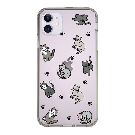 Slim Protection Case［ Original - CASEPLAY Cat All-over Pattern - color ］