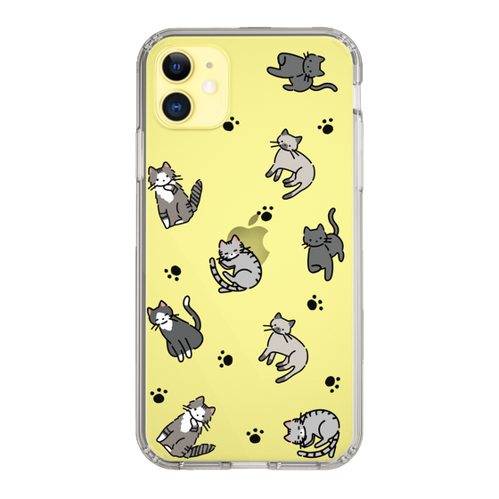 Slim Protection Case［ Original - CASEPLAY Cat All-over Pattern - color ］