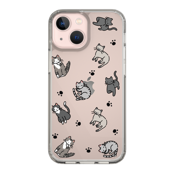 Slim Protection Case［ Original - CASEPLAY Cat All-over Pattern - color ］