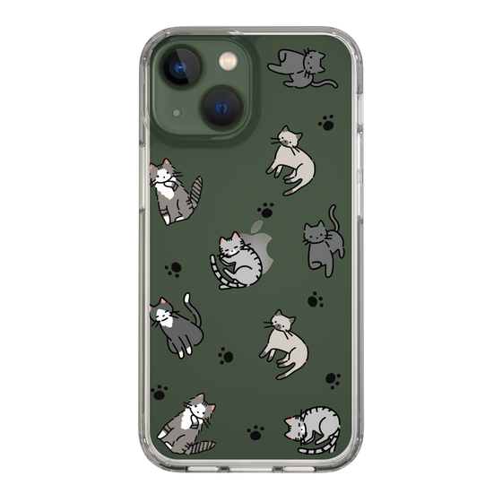 Slim Protection Case［ Original - CASEPLAY Cat All-over Pattern - color ］