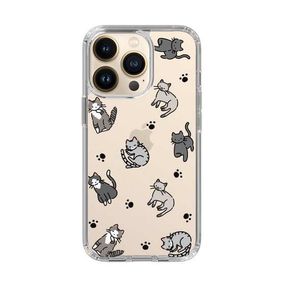 Slim Protection Case［ Original - CASEPLAY Cat All-over Pattern - color ］