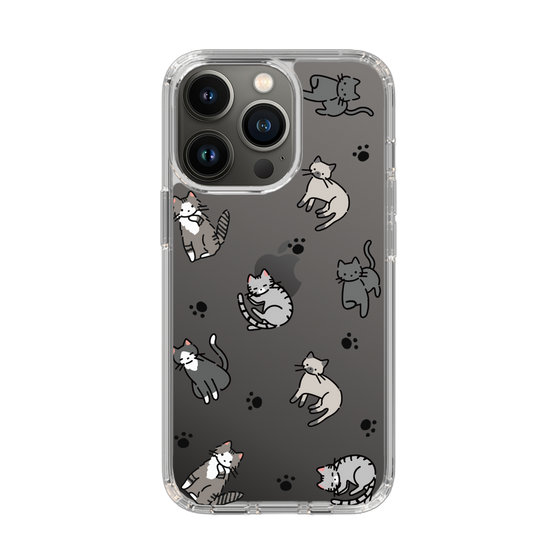 Slim Protection Case［ Original - CASEPLAY Cat All-over Pattern - color ］