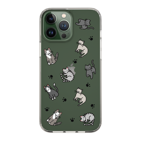 Slim Protection Case［ Original - CASEPLAY Cat All-over Pattern - color ］