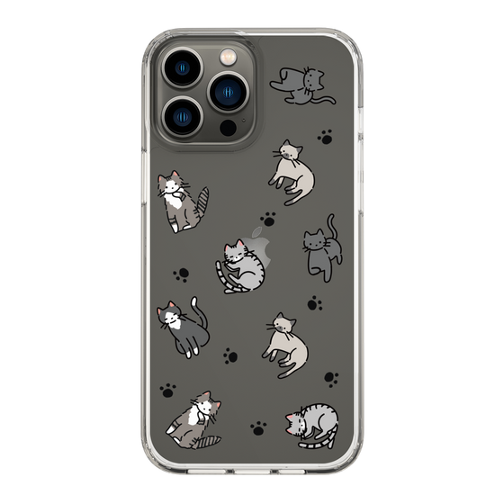 Slim Protection Case［ Original - CASEPLAY Cat All-over Pattern - color ］