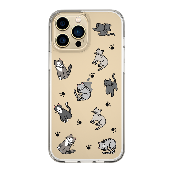 Slim Protection Case［ Original - CASEPLAY Cat All-over Pattern - color ］