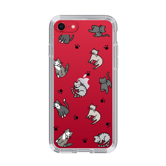 Slim Protection Case［ Original - CASEPLAY Cat All-over Pattern - color ］