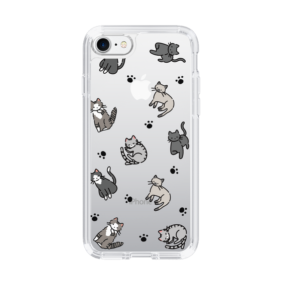 Slim Protection Case［ Original - CASEPLAY Cat All-over Pattern - color ］