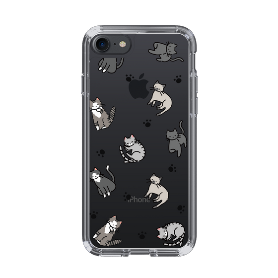 Slim Protection Case［ Original - CASEPLAY Cat All-over Pattern - color ］