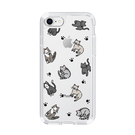 Slim Protection Case［ Original - CASEPLAY Cat All-over Pattern - color ］