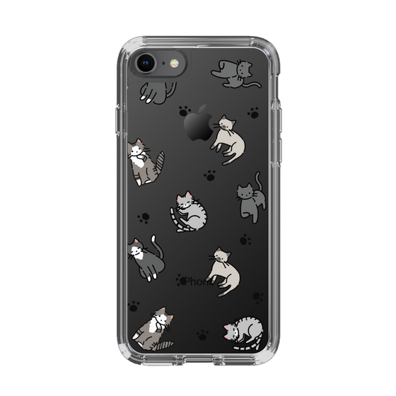 Slim Protection Case［ Original - CASEPLAY Cat All-over Pattern - color ］