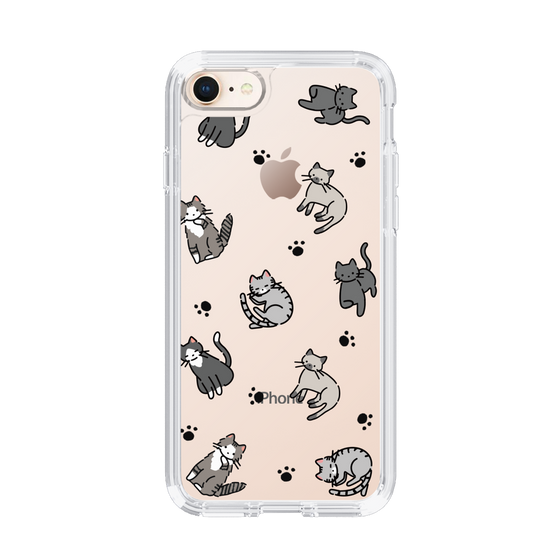 Slim Protection Case［ Original - CASEPLAY Cat All-over Pattern - color ］
